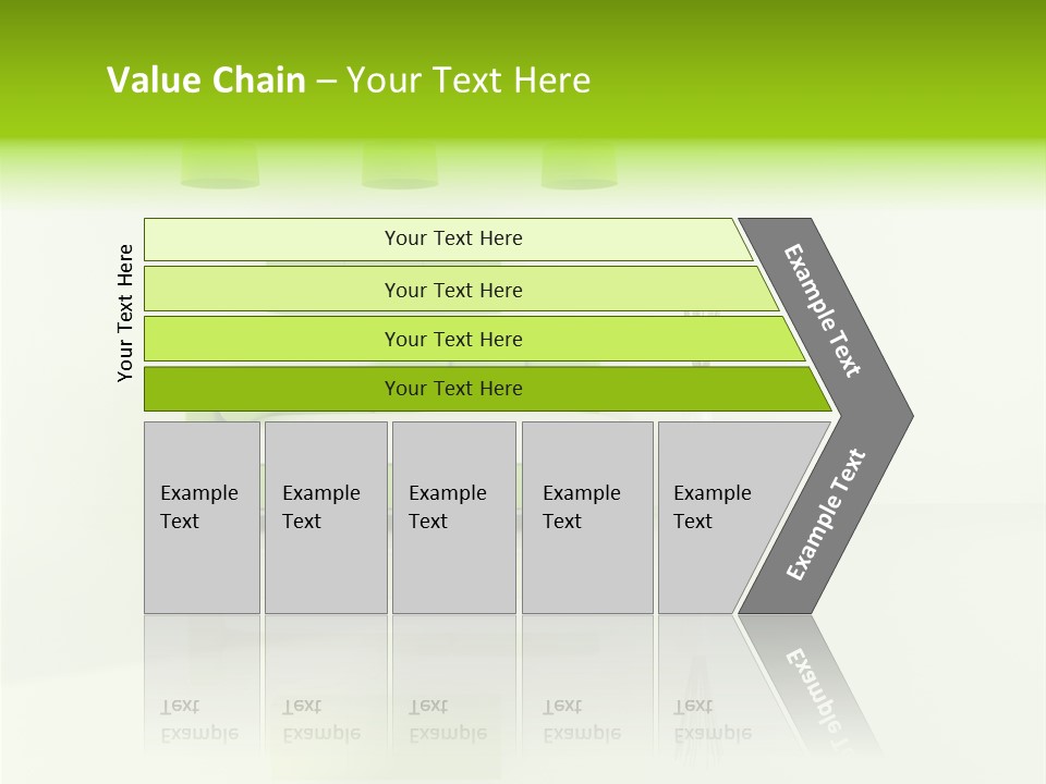Lounge Furniture Green PowerPoint Template