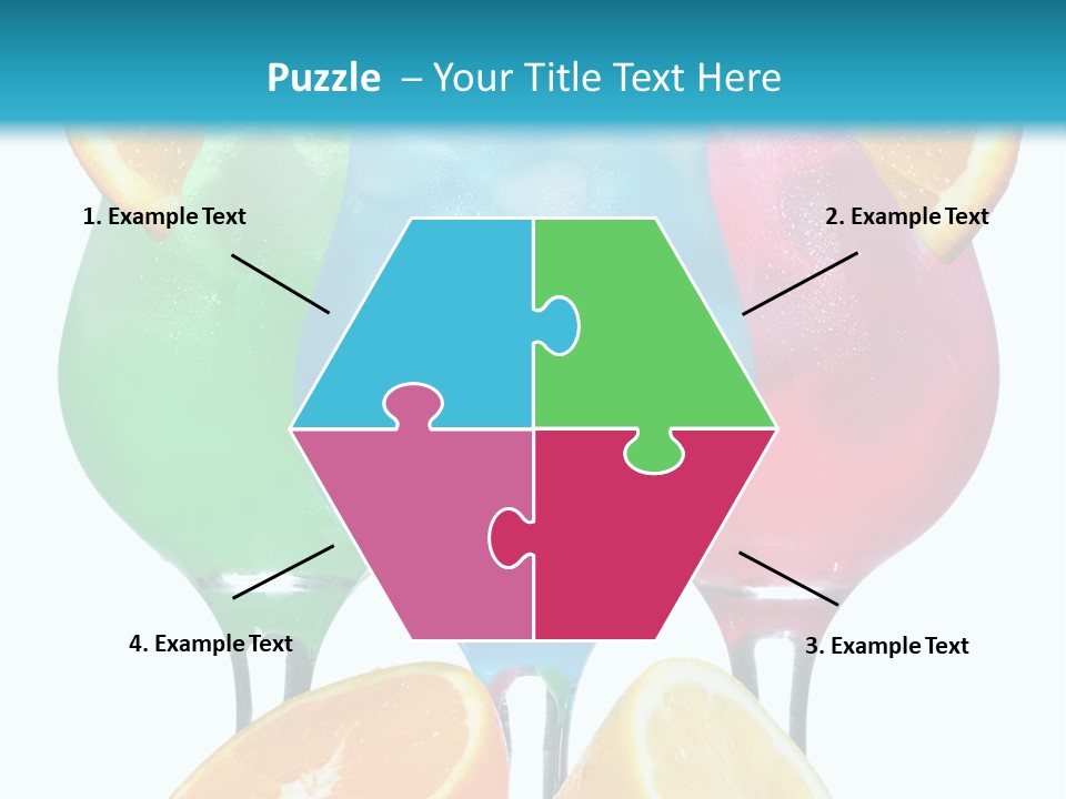 Meal Citrus Slice PowerPoint Template
