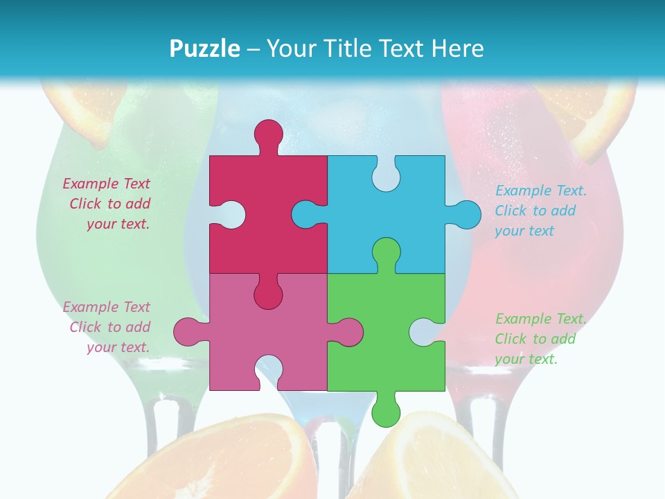 Meal Citrus Slice PowerPoint Template