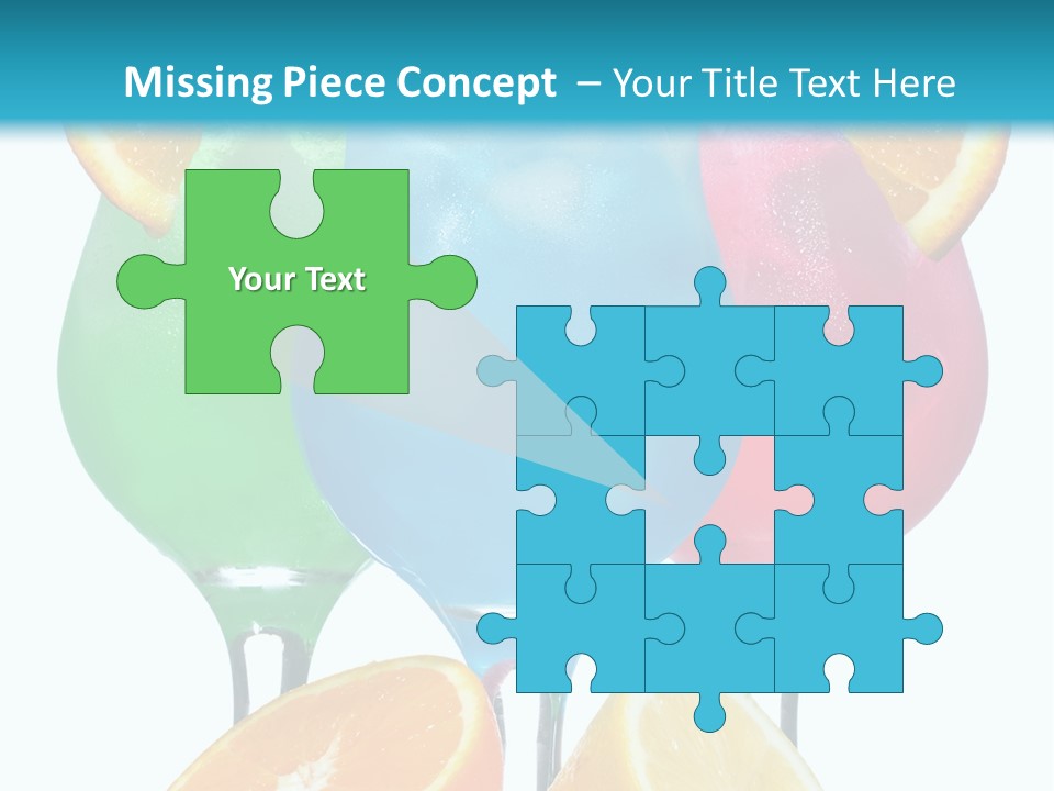 Meal Citrus Slice PowerPoint Template