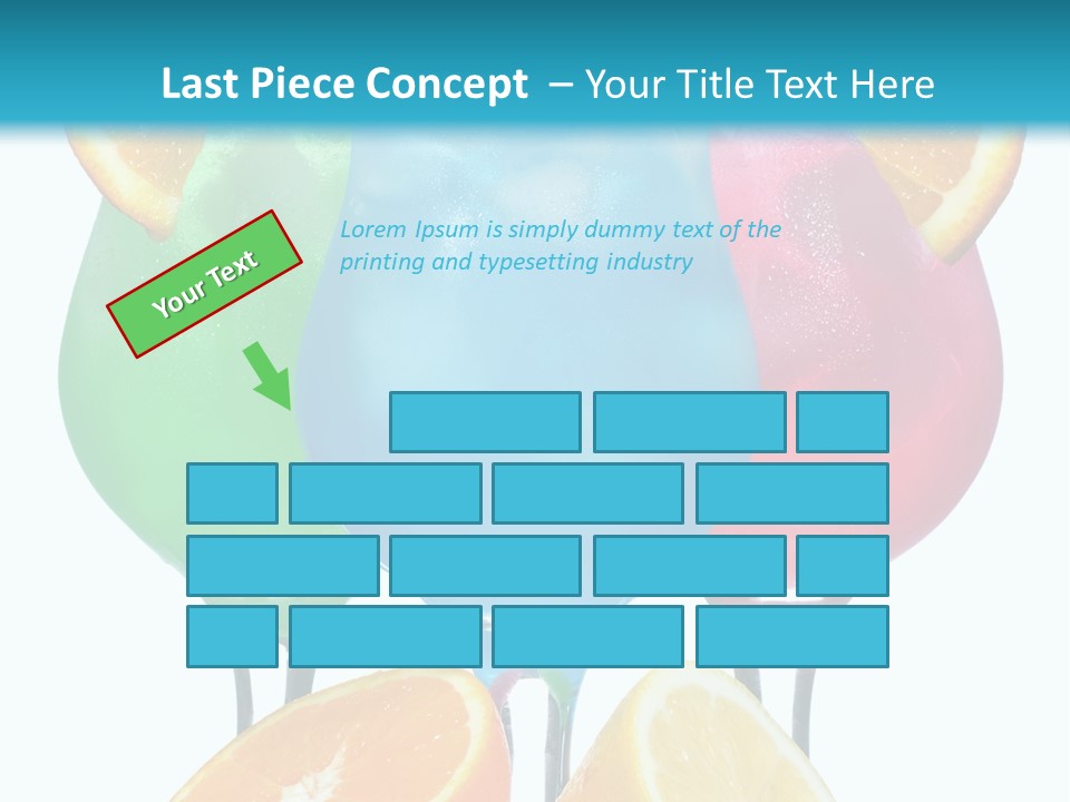 Meal Citrus Slice PowerPoint Template