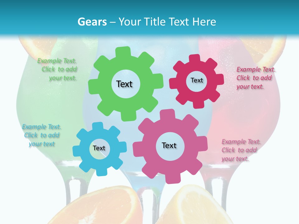 Meal Citrus Slice PowerPoint Template