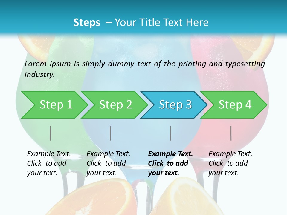 Meal Citrus Slice PowerPoint Template
