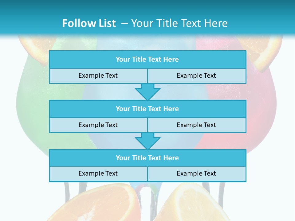Meal Citrus Slice PowerPoint Template