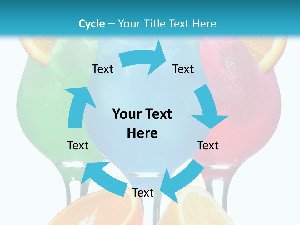 Meal Citrus Slice PowerPoint Template