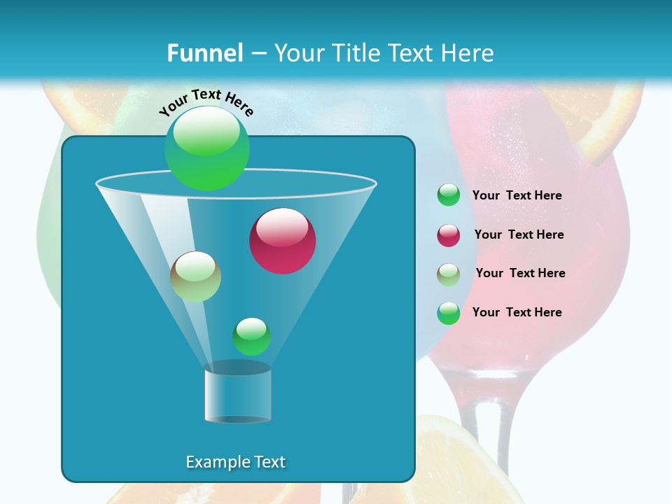 Meal Citrus Slice PowerPoint Template