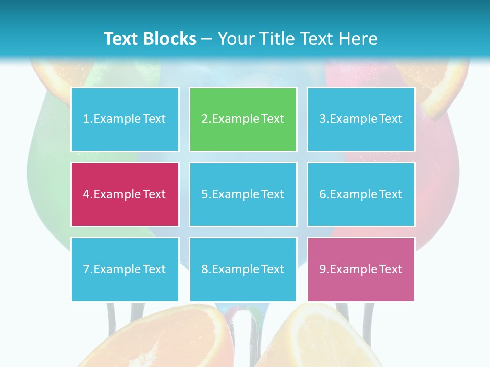 Meal Citrus Slice PowerPoint Template