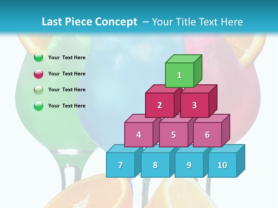 Meal Citrus Slice PowerPoint Template