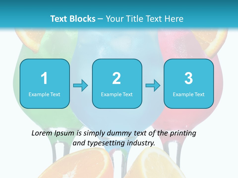 Meal Citrus Slice PowerPoint Template