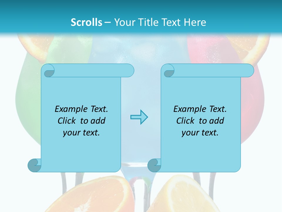 Meal Citrus Slice PowerPoint Template