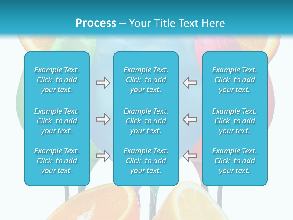Meal Citrus Slice PowerPoint Template