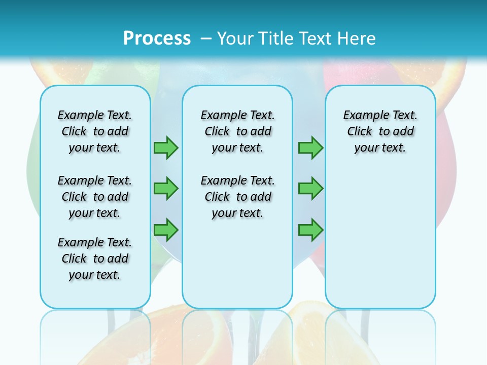 Meal Citrus Slice PowerPoint Template
