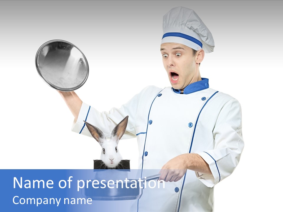 Shocked Cover Young PowerPoint Template