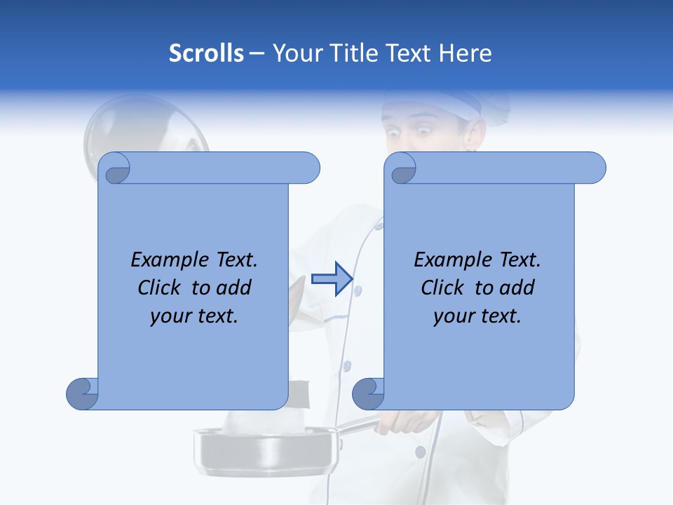 Shocked Cover Young PowerPoint Template