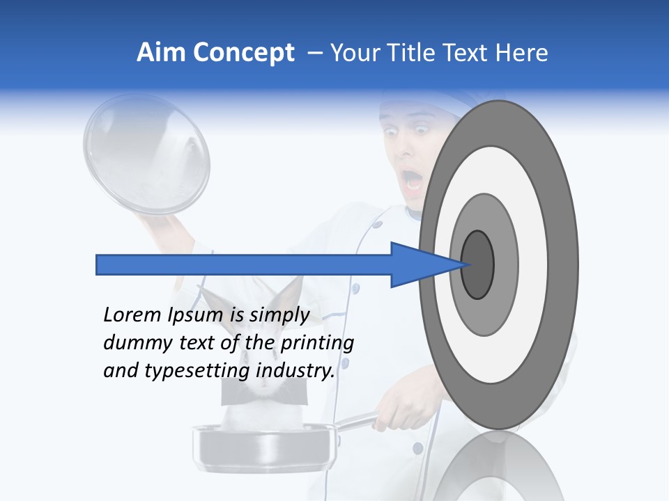 Shocked Cover Young PowerPoint Template