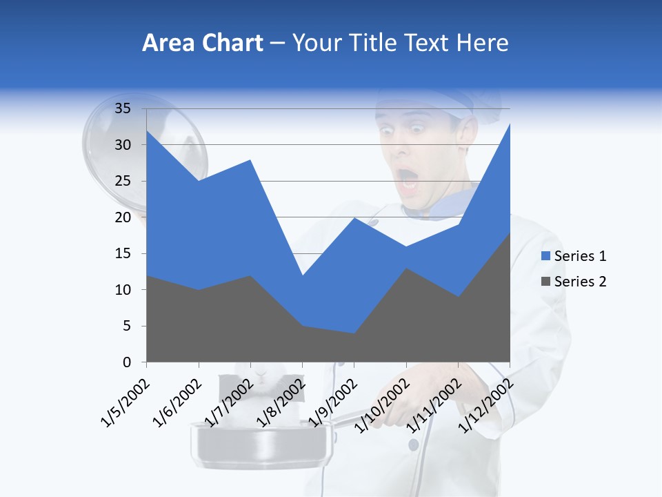 Shocked Cover Young PowerPoint Template
