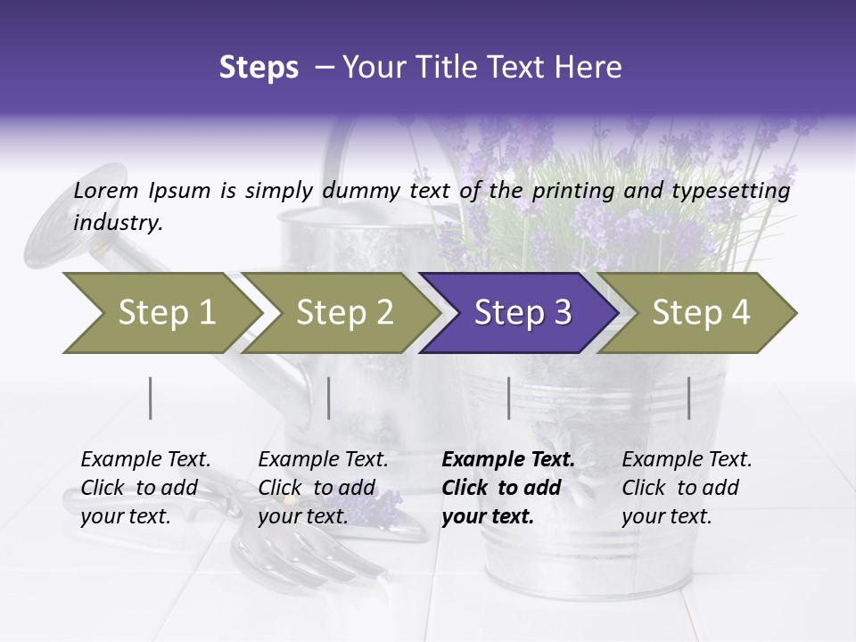 Can Herb Gardening PowerPoint Template