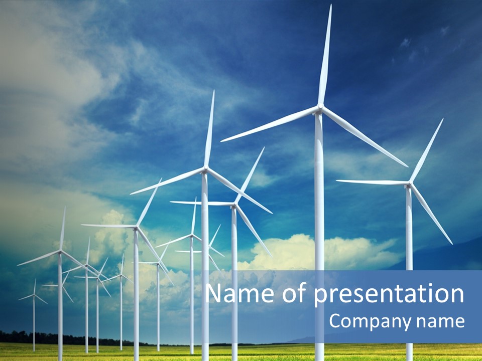 Field Generator Sustainability PowerPoint Template