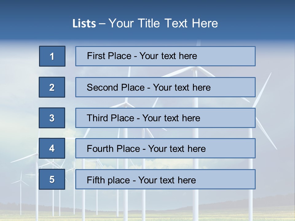 Field Generator Sustainability PowerPoint Template