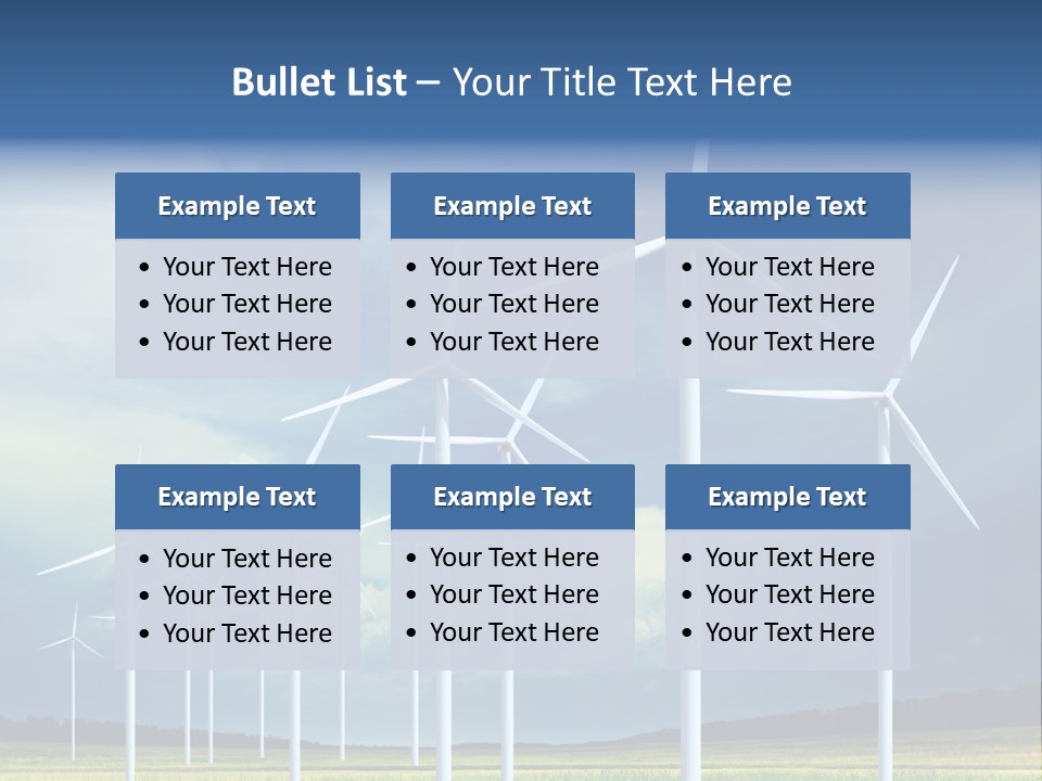 Field Generator Sustainability PowerPoint Template