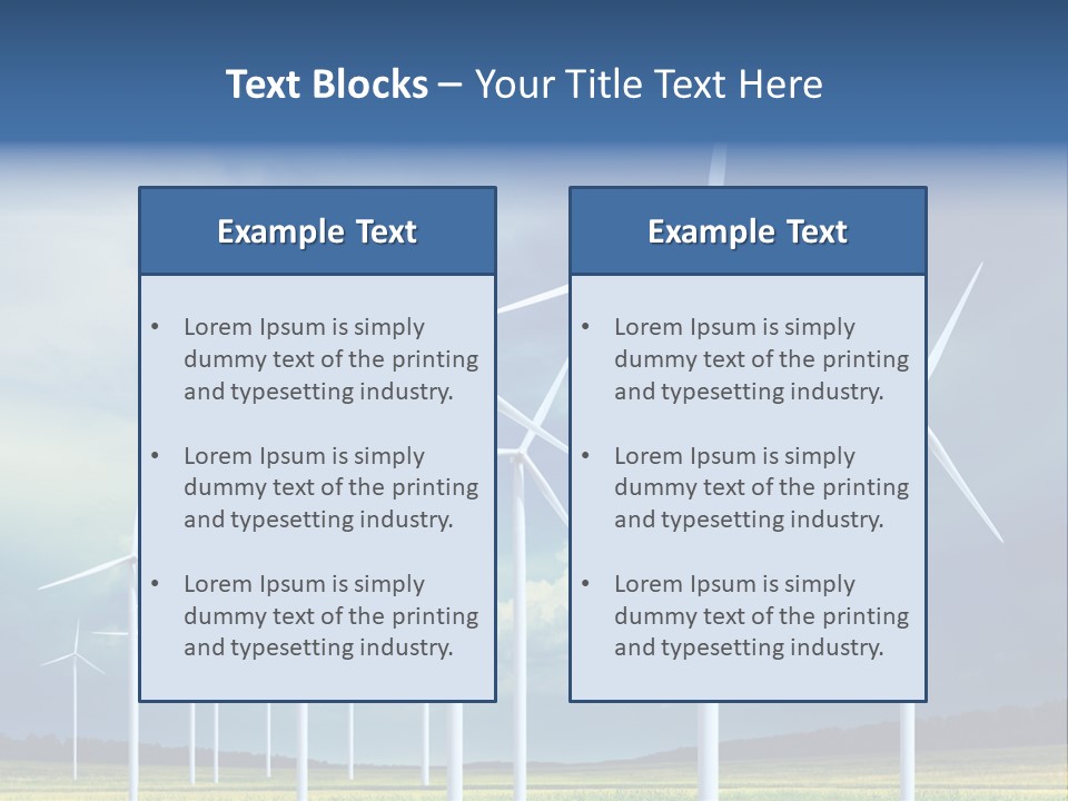 Field Generator Sustainability PowerPoint Template