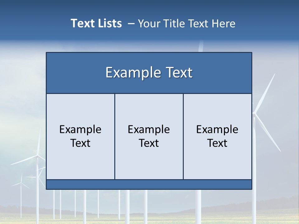 Field Generator Sustainability PowerPoint Template