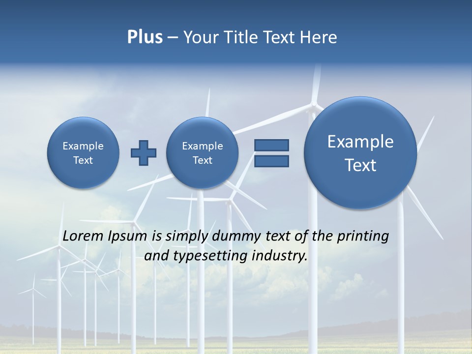 Field Generator Sustainability PowerPoint Template