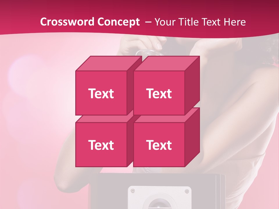 Nightclub Cocktail Model PowerPoint Template