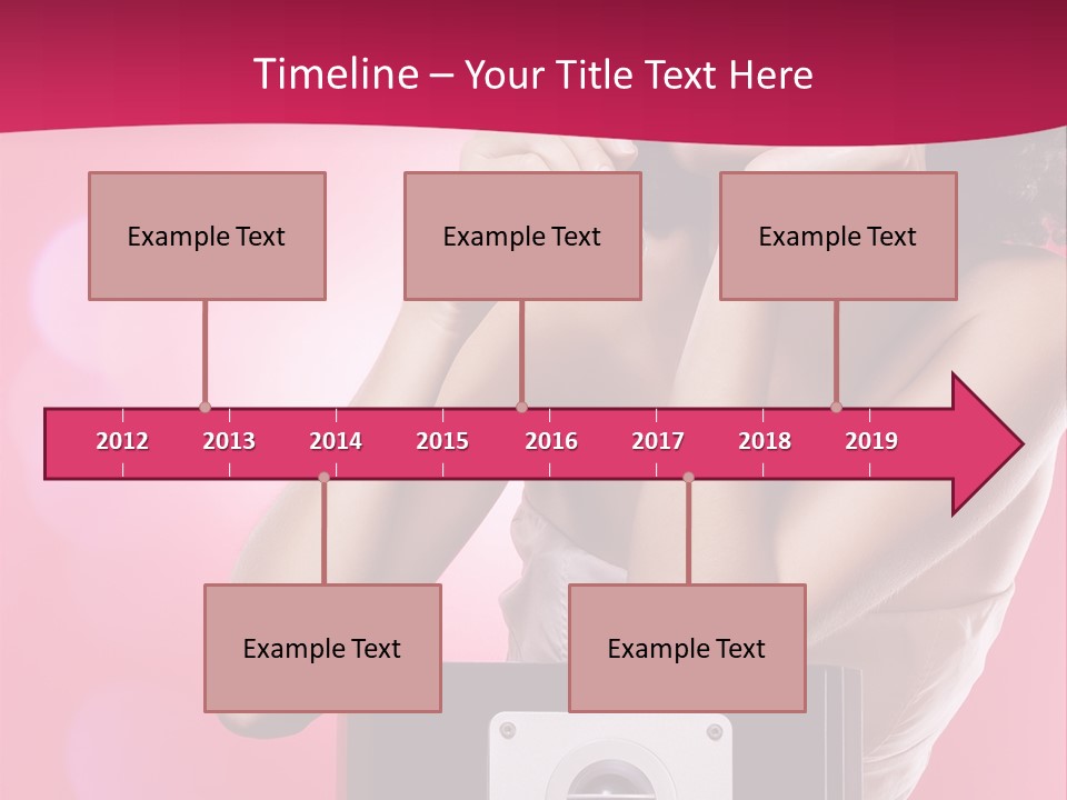 Nightclub Cocktail Model PowerPoint Template