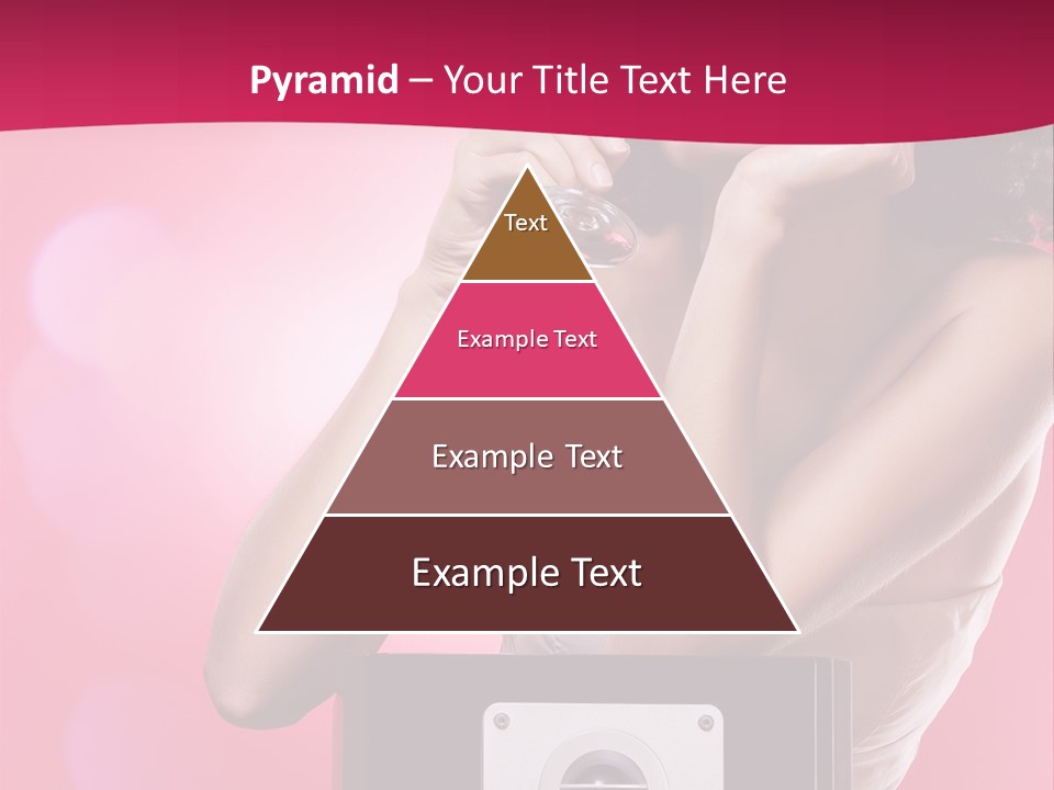 Nightclub Cocktail Model PowerPoint Template