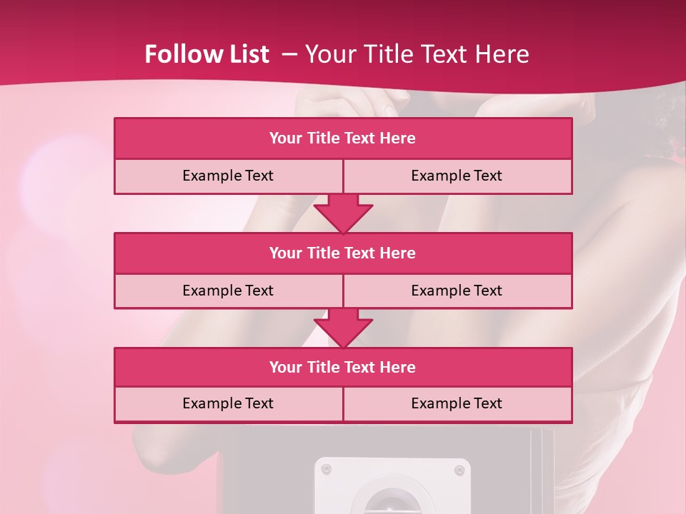 Nightclub Cocktail Model PowerPoint Template