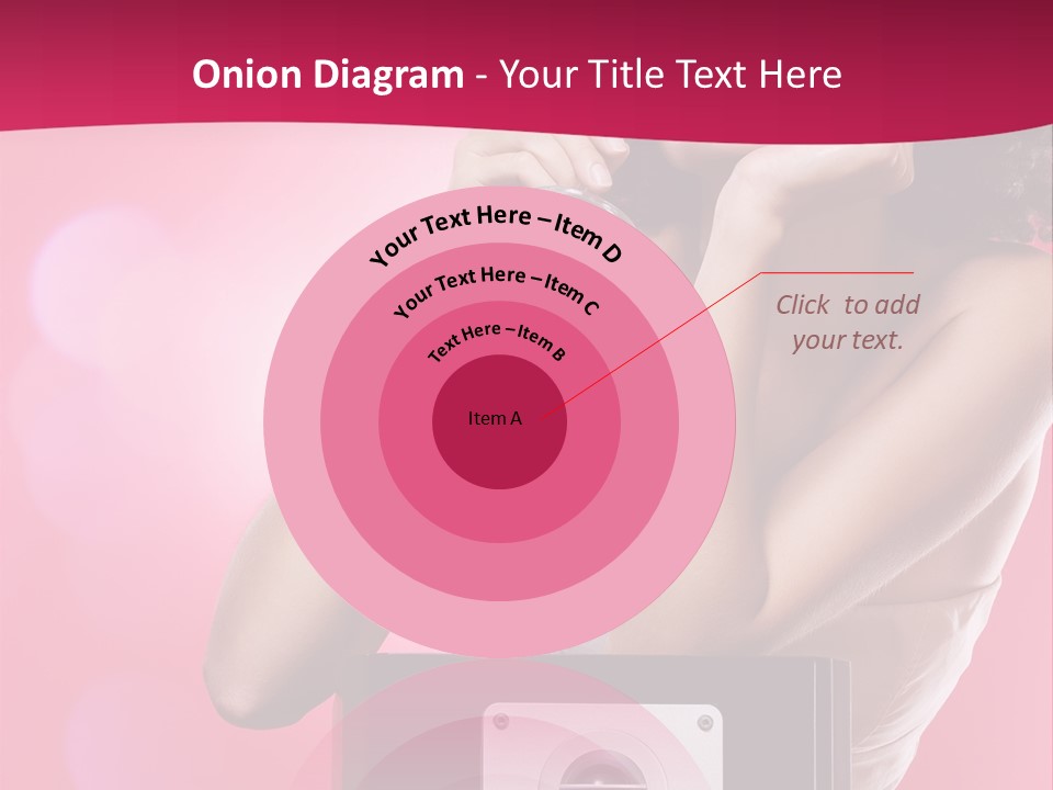 Nightclub Cocktail Model PowerPoint Template