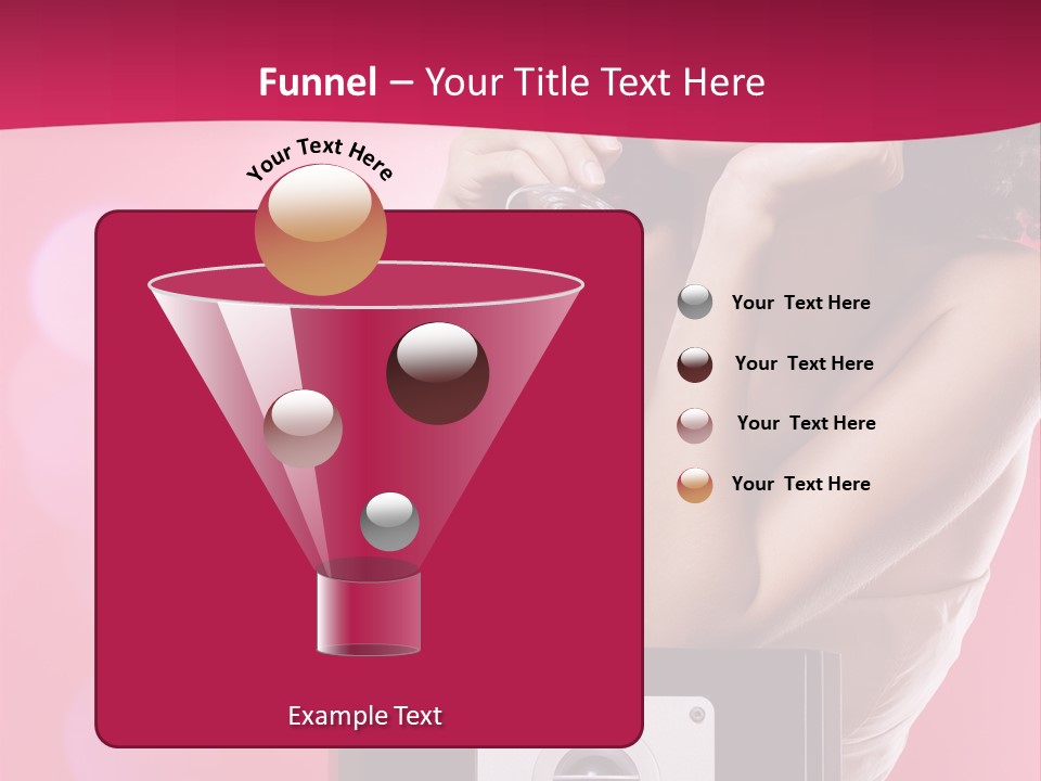 Nightclub Cocktail Model PowerPoint Template