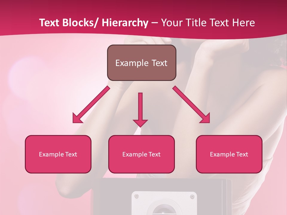 Nightclub Cocktail Model PowerPoint Template