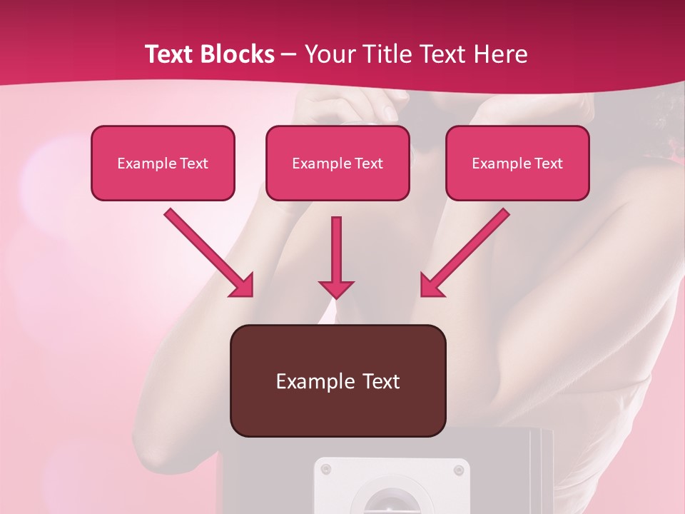 Nightclub Cocktail Model PowerPoint Template