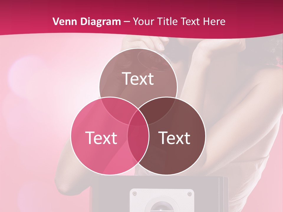 Nightclub Cocktail Model PowerPoint Template