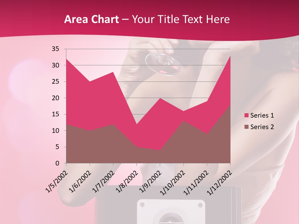 Nightclub Cocktail Model PowerPoint Template