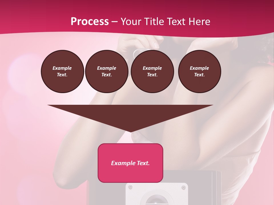 Nightclub Cocktail Model PowerPoint Template