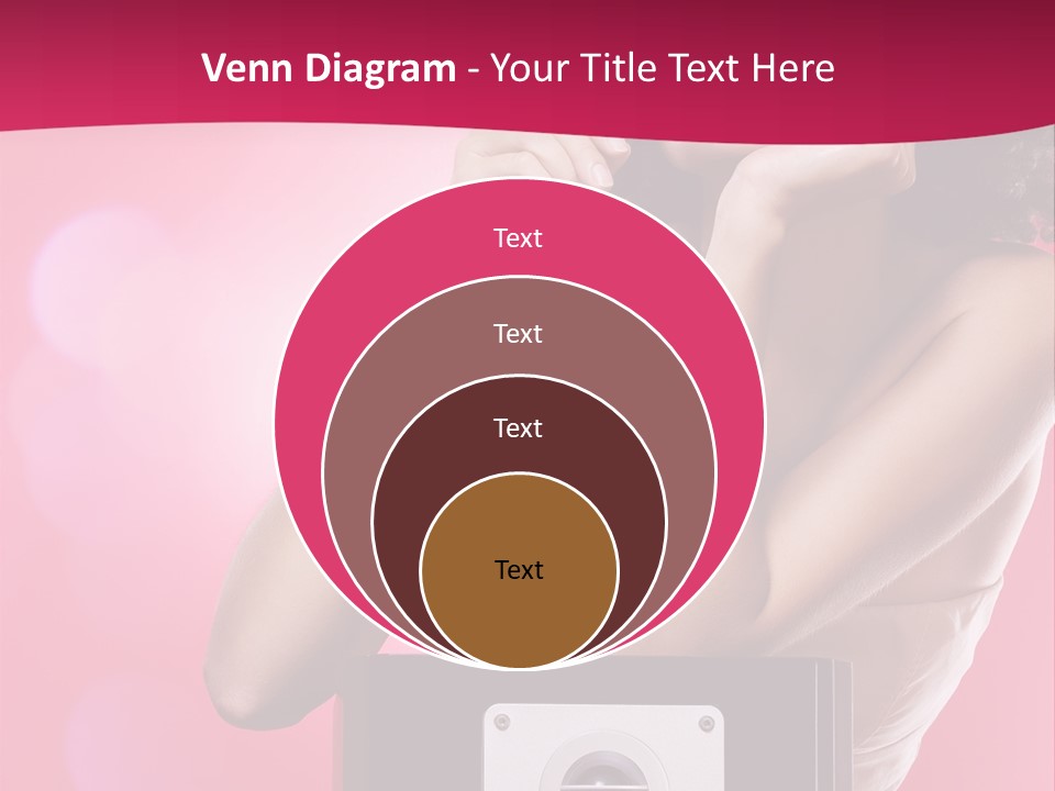 Nightclub Cocktail Model PowerPoint Template