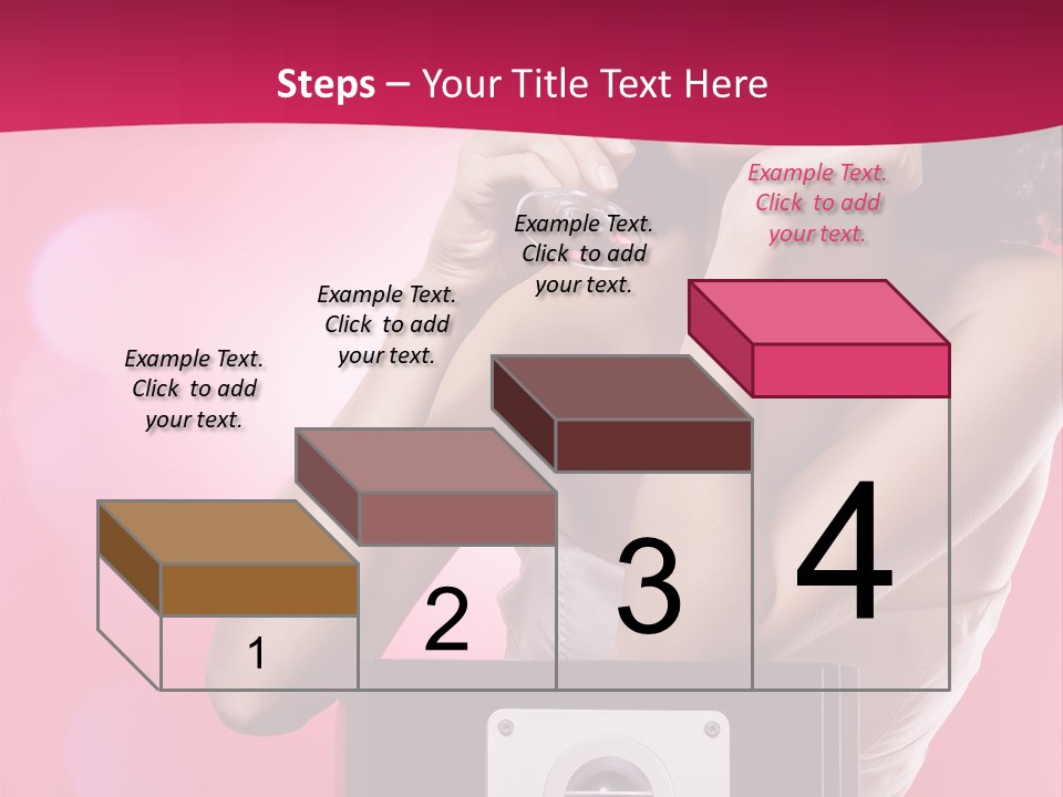 Nightclub Cocktail Model PowerPoint Template