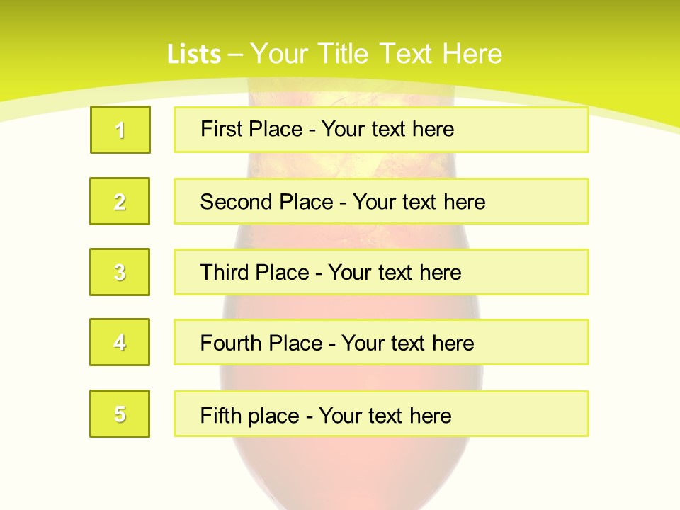Liquor Background Drink PowerPoint Template