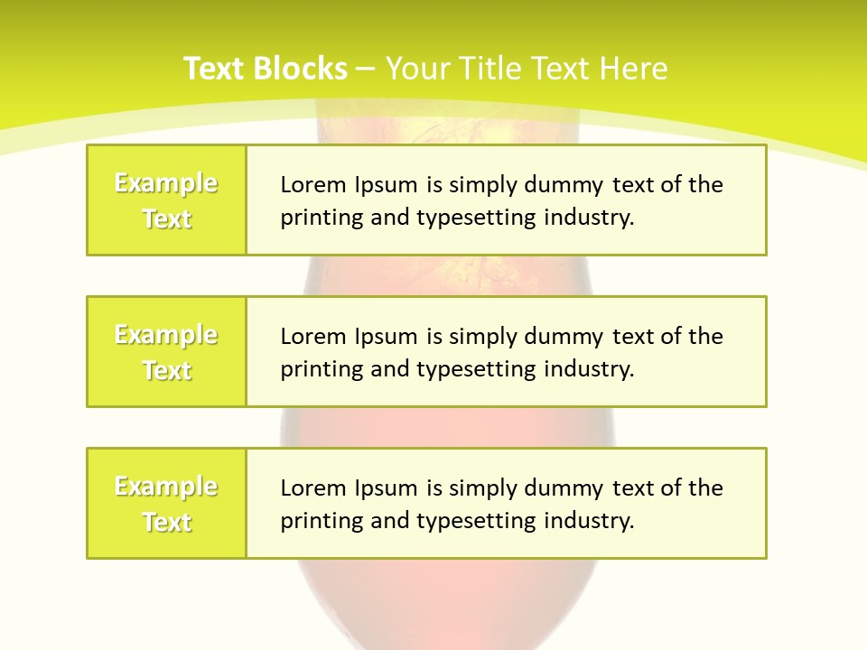 Liquor Background Drink PowerPoint Template