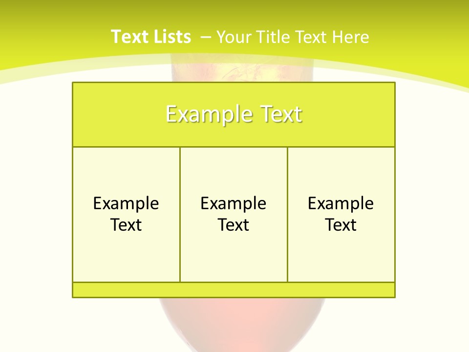 Liquor Background Drink PowerPoint Template