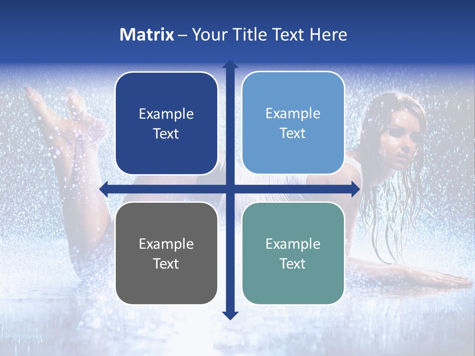 Drops Young Shine PowerPoint Template