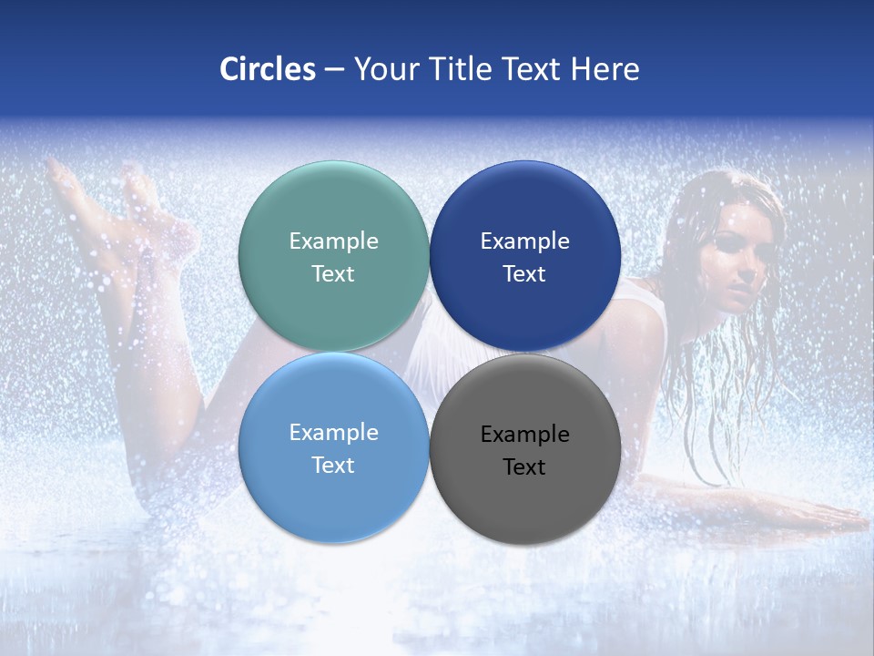 Drops Young Shine PowerPoint Template