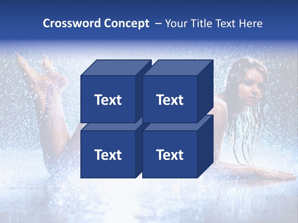 Drops Young Shine PowerPoint Template