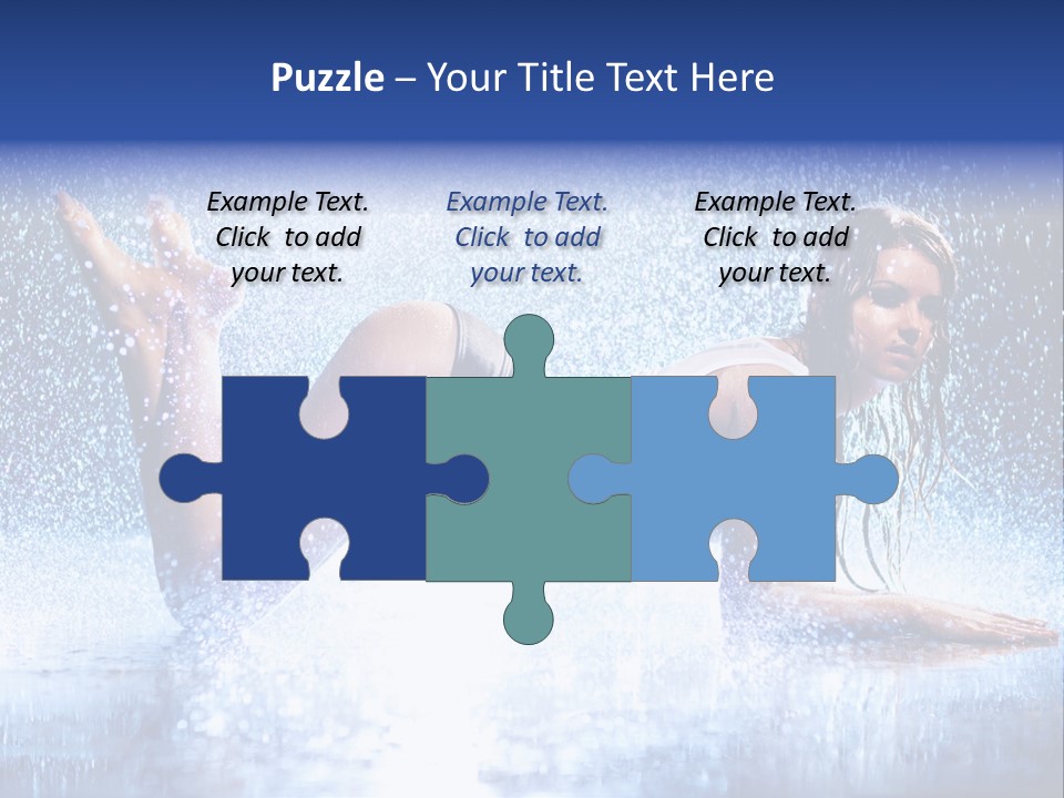 Drops Young Shine PowerPoint Template