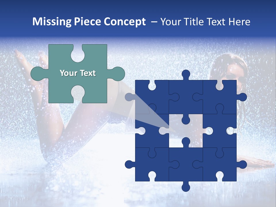 Drops Young Shine PowerPoint Template