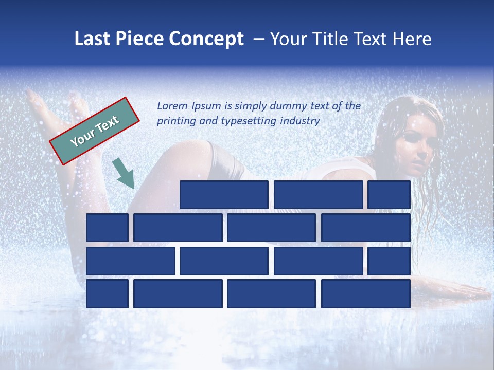 Drops Young Shine PowerPoint Template