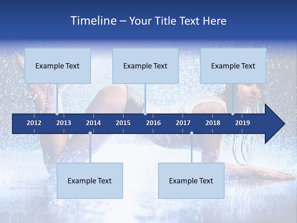 Drops Young Shine PowerPoint Template